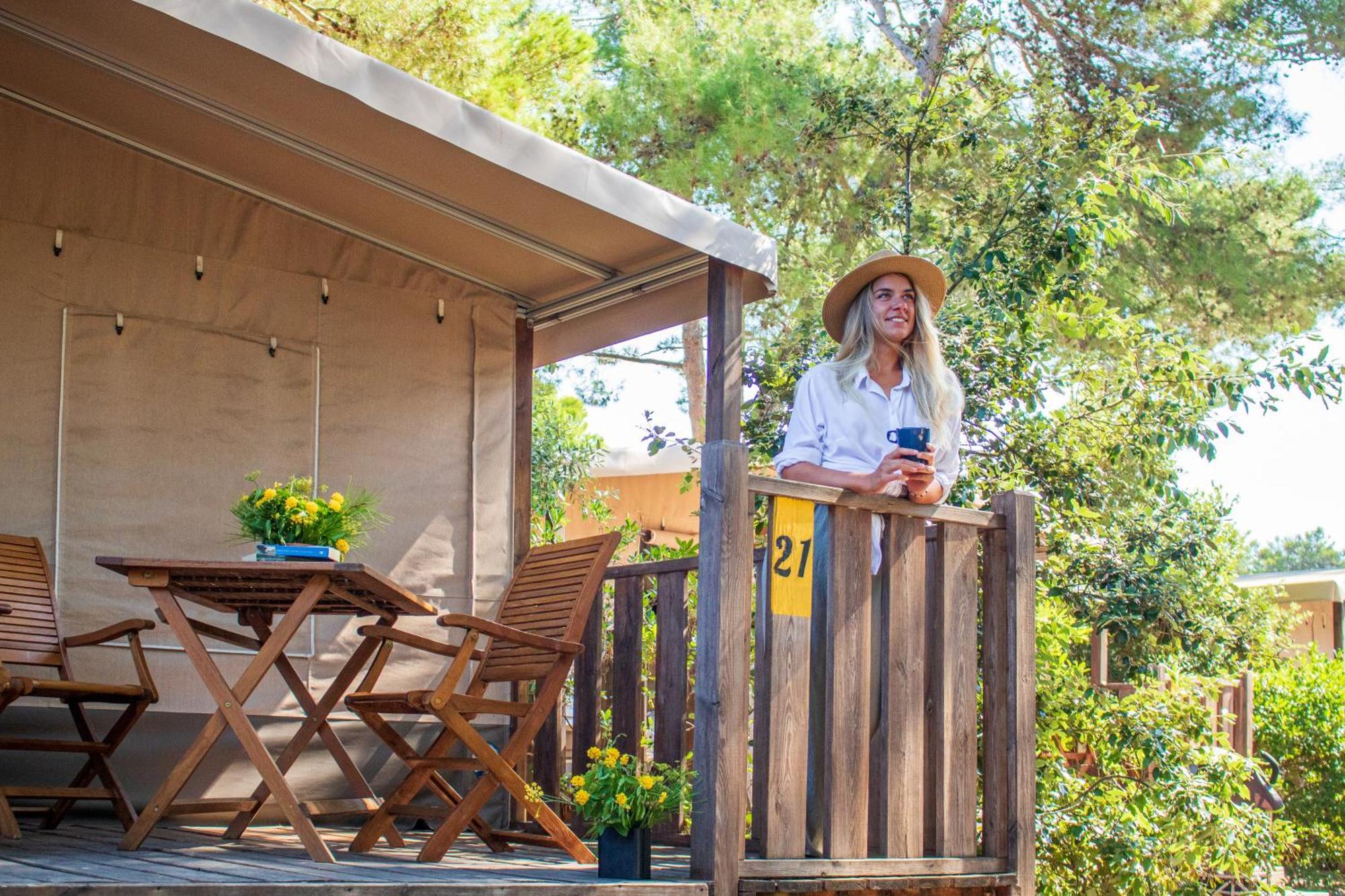 Zaton Holiday Resort Glamping Tents Nin Eksteriør bilde